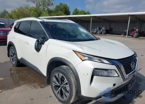 2021 Nissan Rogue Sv Fwd из США, поврежденный, VIN 5N1AT3BA8MC821866